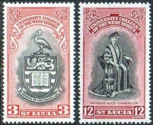 St Lucia 1951 Inauguration of BWI University College MH