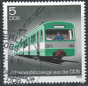 Germany DDR #2001 5pf DDR Railroad Cars - Self-Propelled Car - CTO