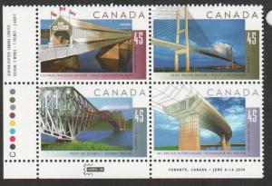 Canada #1573a Bridges LL MNH