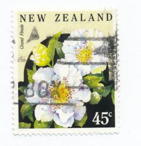 New Zealand 1992  Scott 1110 used - 45c, Grand finale flower