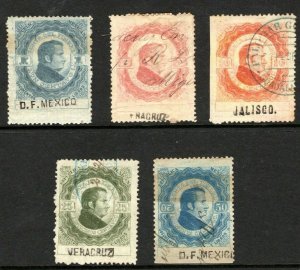 MEXICO Classic Revenues GROUP{5} DOCUMENTOS LIBRES 1877 JALISCO Etc Used MS4539