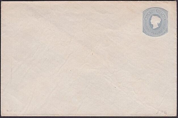 MAURITIUS 1873 the scarce 1/8d envelope unused..............................Q772