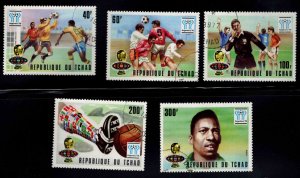 Chad TCHAD Scott 341-345 Used Soccer set