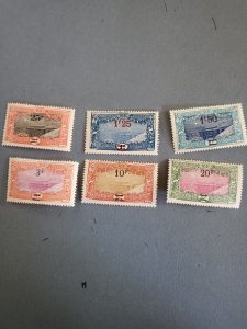 Stamps Somali Coast Scott #129-34 hinged