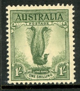 British KGVI 1941 New Zealand 1' Gray Green Scott #175 Mint V623