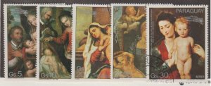 Paraguay Scott #C701-C705 Stamps - Used Set