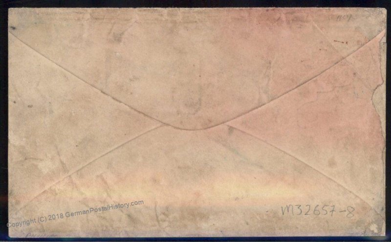 CSA Civil War Confederate Patriotic Cover Used Unfranked 92890