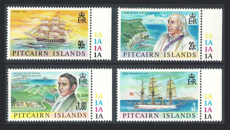 Pitcairn Millennium Commemoration 2nd issue 4v margins 11 SG#549-552 SC#501-504