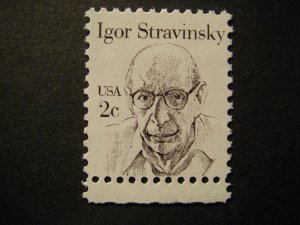 Scott 1845, 2c Igor Stravinsky, MNH Great American Beauty