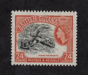 BRITISH GUIANA Sc# 261 MH FVF Bauxite Mining