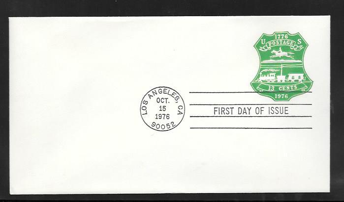 Just Fun Covers #U582 FDC Embossed Envelope (my3596)