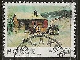 Norway ^ Scott # 831 - Used