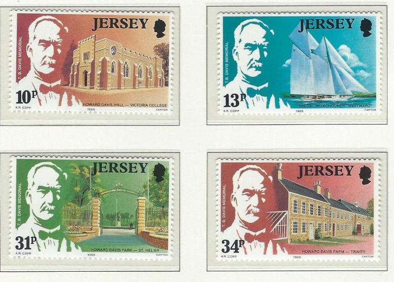 Jersey  mnh sc  372 - 375