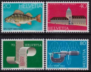 Switzerland 733-736 MNH  Michel Nr 1245-48