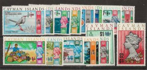 Cayman Island Sc #227-241 set of 15  NH VF