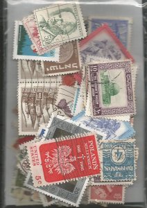 World Wide 100 used stamps, all different