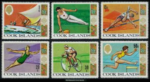 Cook Islands Scott 237-242 Mint never hinged.