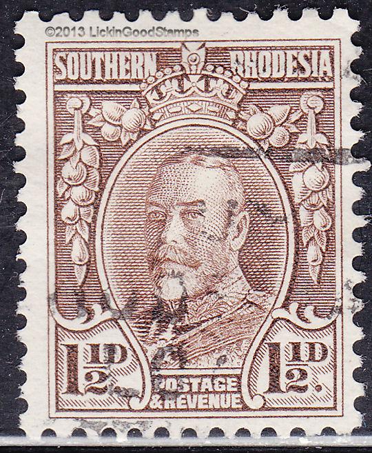 Southern Rhodesia 18  King George V 1932