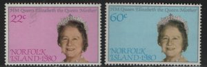 NORFOLK ISLANDS 271-272 MNH     SET