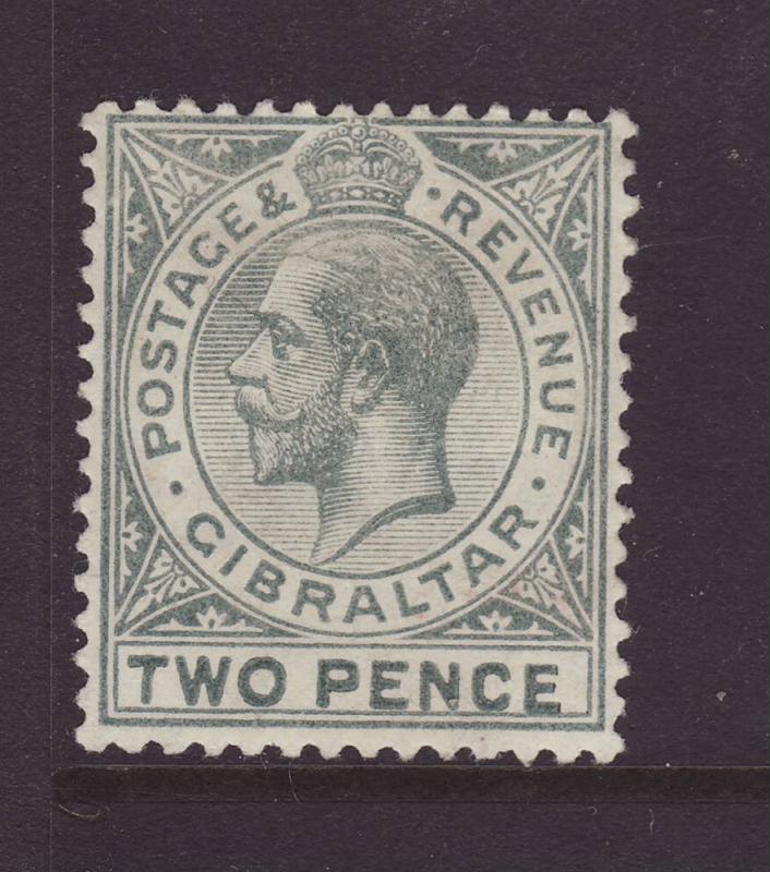 1912 Gibraltar 2d Wmk Mult Crown CA Mint