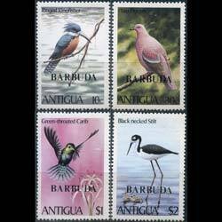 BARBUDA 1980 - Scott# 464-7 Birds Set of 4 NH