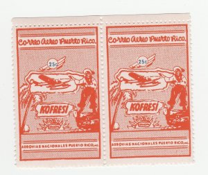 Puerto Rico USA Local private Airmail Cinderella Stamp- mnh gum- 1810