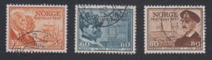 Norway - 1947 - SC 287-89 - Used - High values