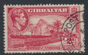  Gibraltar  SG 124c perf 13  SC# 110B   Used   wmk sideways  see scan /details 