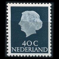 NETHERLANDS 1953 - Scott# 352 Queen 40c NH