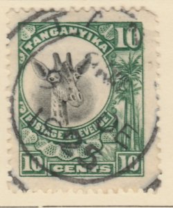 British Colonies TANGANYIKA 1922-24 10c Used A6P36F38