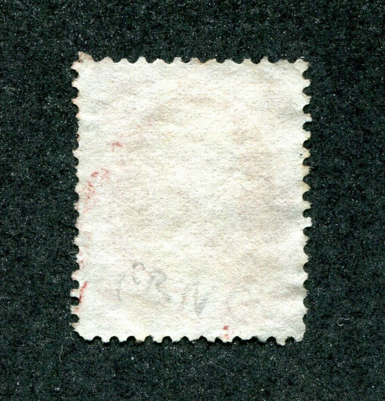 x0474 - USA Sc# 159 Used - 6c Lincoln - Light Red Cancel