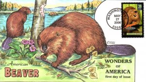 #4064 American Beaver Collins FDC