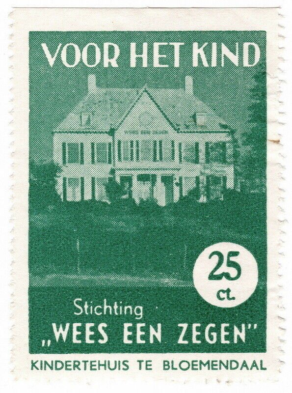 (I.B) Netherlands Cinderella : Children's Home Charity 25c (Bloemendaal)