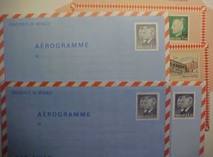 MONACO AIR LETTERS MINT 5 DIFF