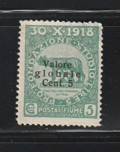 Fiume 73 MH Surcharge