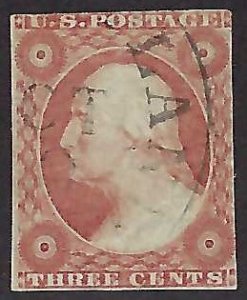 US Scott #10 Used F-VF