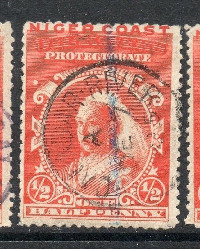 Niger Coast 1894-97 Early Issue Fine Used 1/2d. 303787