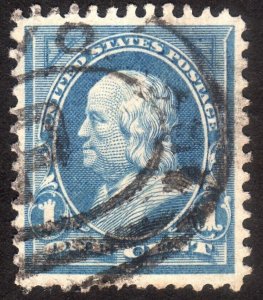 1894 US, 1c, Used, Benjamin Franklin,m Sc 246, XF