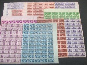 *KAPPYSSTAMPS JKESL-37 TEN DIFFERENT 1950s $.03 50 STAMP SHEET MNH ALL SHOWN