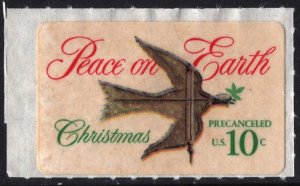 SC#1552 10¢ Christmas: Dove Weathervane atop Mount Vernon (1974) SA