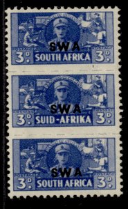 SOUTH WEST AFRICA GVI SG127, 3d blue, M MINT.