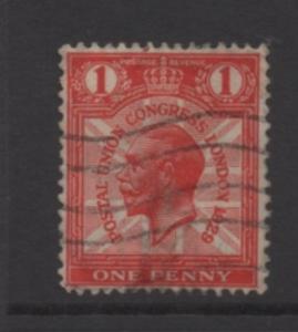 Great Britain  Scott # 206  used  single