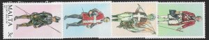 MALTA SG802/5 1987 MILITARY UNIFORMS SET MNH (r)