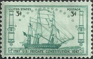 # 951 MINT NEVER HINGED ( MNH ) U.S. FRIGATE CONSTITUTION