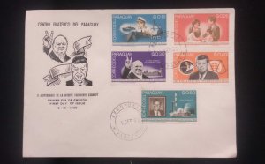 C) 1965. PARAGUAY. FDC. II ANNIVERSARY OF THE DEATH OF PRESIDENT KENNEDY.