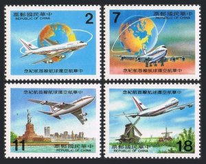 Taiwan 2414-2417, MNH. Mi 1572-1575. China Airlines World-wide Service, 1984.
