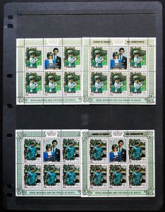 Penrhyn Islands Stamps Mint NH Collection of Sets S/S 1970's to 1980's