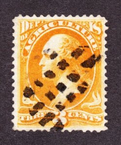 US O3 3c Agriculture Department Used w/ Lattice Cancel