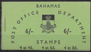 BAHAMAS SGSB5 1965 6/= BOOKLET MINT