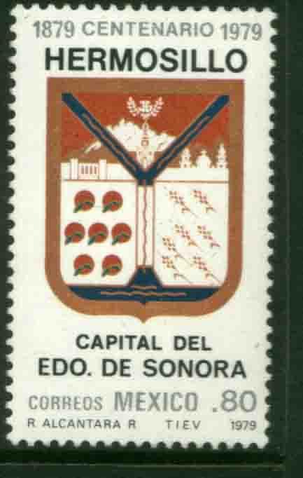 MEXICO 1177, 80¢ Centenary of Hermosillo as Capital of Sonora MINT, NH. VF.